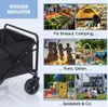 EASYmaxx Bollerwagen met kleine wielen - opvouwbaar - zwart Productafbeelding-voorbeeld 5
