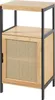 Badezimmerschrank 'Tervola' 80x40x35cm Bambus/Rattanoptik Produktbild-Vorschau 2