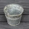 Blumentopf aus Zink, Shabby Chic Stil, 11 cm Höhe, 13 cm Produktbild-Vorschau 5