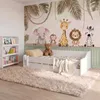 Łóżeczko podłogowe Montessori 160x80 bez materaca Biały Podgląd zdjęcia produktu 2