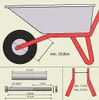 Schubkarrenrad Vollgummi 4.80/4 4.00-8 Ersatzrad Produktbild-Vorschau 3