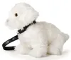Uni-Toys - Malteser (met riem) - 26 cm (lengte) - Pluchen Productafbeelding-voorbeeld 4
