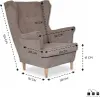 Family Meble Ohrensessel mit Hocker Ari Relaxsessel Produktbild-Vorschau 5