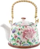 Clayre & Eef Théière avec filtre 700 ml Beige Rose Voir les images du produit 1