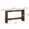 Tribesigns 160 cm Holz Konsolentisch, Schmaler Sofatisch Produktbild-Vorschau 3