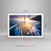 Gerahmtes Poster - Weißer Rahmen - Segelboot Meer - 91,5x61 Produktbild-Vorschau 5