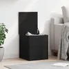 vidaXL Scatola portaoggetti in rovere nero 40 x 42 x 46 cm Anteprima dell’immagine prodotto 2