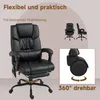 Kancelářská židle Vinsetto – ergonomická s masážní funkcí, Náhled obrázku produktu 9