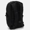 A black backpack shown from the back. Voir les images du produit