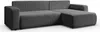 A dark gray sectional sofa is shown against a white background. Produktbild-Vorschau