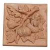 Artisanat italien : relief mural « Oignons » 18 x 18 cm Voir les images du produit 2