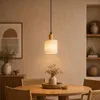 ZMH Pendelleuchte Holz Esstischlampe 1 Flammig Vintage Produktbild-Vorschau 9