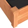 Close-up view of the corner of a wooden raised garden bed with black liner. Náhľad obrázku produktu