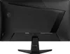 The back of a black computer monitor with a stand. Voir les images du produit