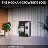 2 in 1 120x90x180 Deluxe 600D Zuchtzelt Gewächshaus Grow Produktbild-Vorschau 10