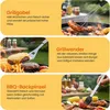 Grillzubehör-Set 30-tlg. – BBQ Tools mit Zange, Spachtel, Produktbild-Vorschau 2