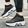 Rollschuhe Schuhe mit einziehbaren Rollen Größe 37 – Produktbild-Vorschau 2