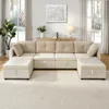 Modułowa sofa w kształcie litery U Merax z schowkiem, Podgląd zdjęcia produktu 5
