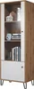 trendteam Wohnen Vitrine Touch Artisan Eiche Melamin/Weiß Produktbild-Vorschau 2