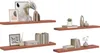 vidaXL Wandregal 4 pcs Rot 120 x 23,5 x 4 cm Holzwerkstoff Produktbild-Vorschau 2