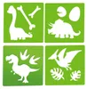 6 Straßenkreide + 4 Schablonen Set Dinosaurier Produktbild-Vorschau 8