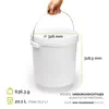 Seau Garronda avec couvercle, 20 litres, 1 pièce, pour le Voir les images du produit 3