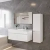 100cm Keramik Waschtisch mit Unterschrank Badmöbel Set mit Produktbild-Vorschau 3