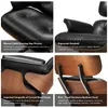 Drehbarer Relaxsessel mit Hocker, schwarzes Kunstleder, Produktbild-Vorschau 6