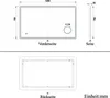AICA LED Wandspiegel 120x70cm Touchschalter Beschlagfrei Produktbild-Vorschau 8