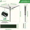 VOUNOT® Séchoir à linge extérieur avec 45m de corde à Voir les images du produit 3