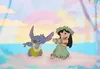 Keilrahmenbild - Lilo and Stitch Dancing- Größe 40 x 60 cm Produktbild-Vorschau 5
