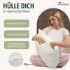 set di 2 copricuscini 100% cotone 40x60 cm bianco naturale Anteprima dell’immagine prodotto 5