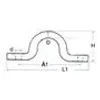 Osculati Eye Bridge SS Boat Eye Anteprima dell’immagine prodotto 5
