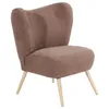 Sessel Kathy Bezug Veloursstoff Buche natur / sahara 22647 Produktbild-Vorschau 2
