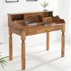 Exklusiver Sekretär HEMINGWAY L Sheesham Massivholz 115cm Produktbild-Vorschau 1