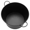 Vintage Metall Getränkekühler schwarz rund mit Griffen - 40 Produktbild-Vorschau 5