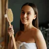 Queenfit® Brosse de massage, brosse à sec, poils naturels, Voir les images du produit 5
