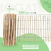 BOGATECO Lamelový plot Hazel Chestnut | Drevený plot z Náhľad obrázku produktu 10
