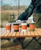 INF Lot de 4 Tasses de Camping Portables en Acier Voir les images du produit 5
