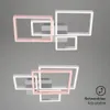 LED Deckenleuchte schwenkbar Dimmbar 48 W silber Produktbild-Vorschau 4