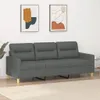 vidaXL 3-Sitzer-Sofa Dunkelgrau 180 cm Stoff Produktbild-Vorschau 9