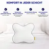 Sleep Comfy Butterfly Visco Kopfkissen 55x46x13 cm – Memory Produktbild-Vorschau 4