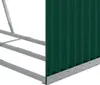 vidaXL Přístřešek na palivové dřevo zelený 120x45x210 cm Náhled obrázku produktu 6