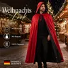 Premium Halloween Umhang XXL (180cm) wechsel Rot & Schwarz Produktbild-Vorschau 9