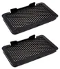 Two identical black HEPA filters are shown in the image, arranged diagonally on a white background. The filters have a hexagonal grid pattern on their surface and black plastic frames with tabs for installation. Produktbild-Vorschau