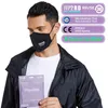 PLACIDE Nano waschbare FFP2 Maske schwarz 1er Pack Produktbild-Vorschau 4