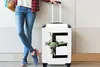 MuchoWow® Koffer Handgepäck Trolley Rollkoffer Kleine Produktbild-Vorschau 5