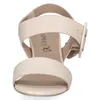 Caprice Damen Sandale Blockabsatz Schnalle Leder Sandalette Produktbild-Vorschau 3