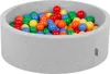 KiddyMoon 90x30cm/300 míčků ∅ 7cm Kulatý Suchý Bazén s Náhled obrázku produktu 1