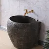 Nostalgická mosazná umyvadlová baterie pro koupelnu - Náhled obrázku produktu 8